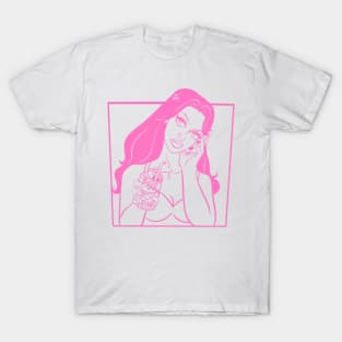Hung up in pink T-Shirt